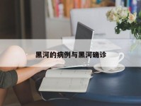 黑河的病例与黑河确诊