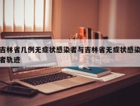 吉林省几例无症状感染者与吉林省无症状感染者轨迹